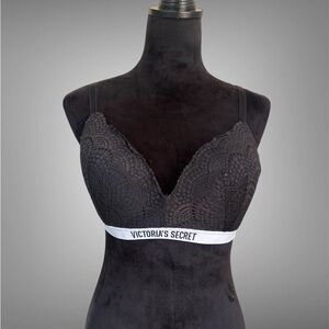 Victoria's Secret Black Lace Wireless Bralette